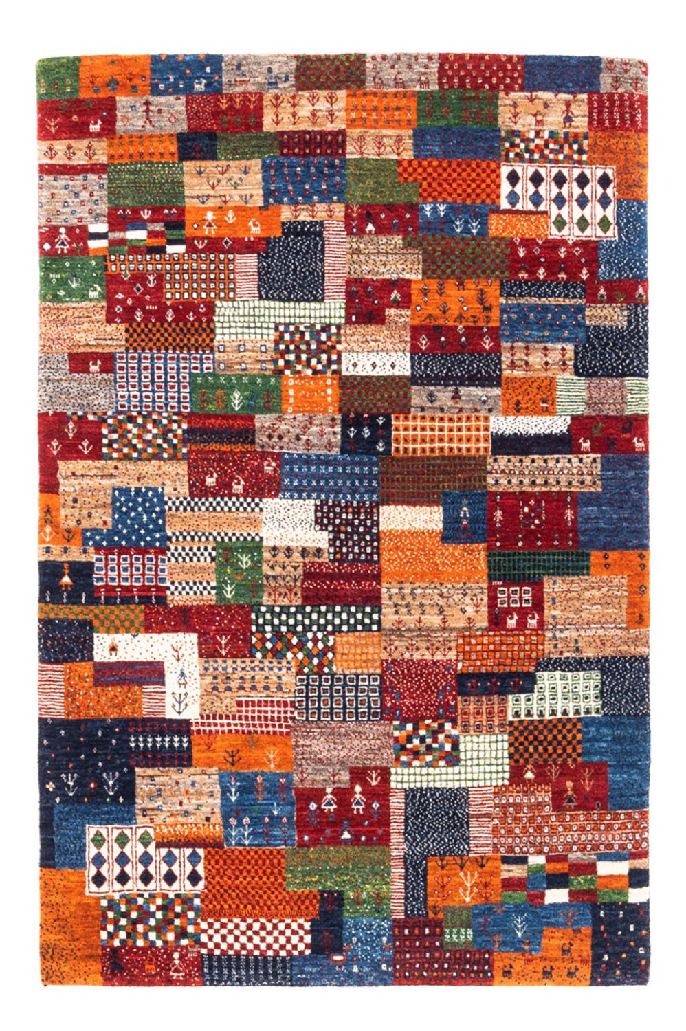 Gabbeh Rug - Loribaft Perser - Royal - 147 x 100 cm - multicolored