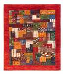 Gabbeh Rug - Loribaft Perser - Royal square  - 123 x 110 cm - multicolored