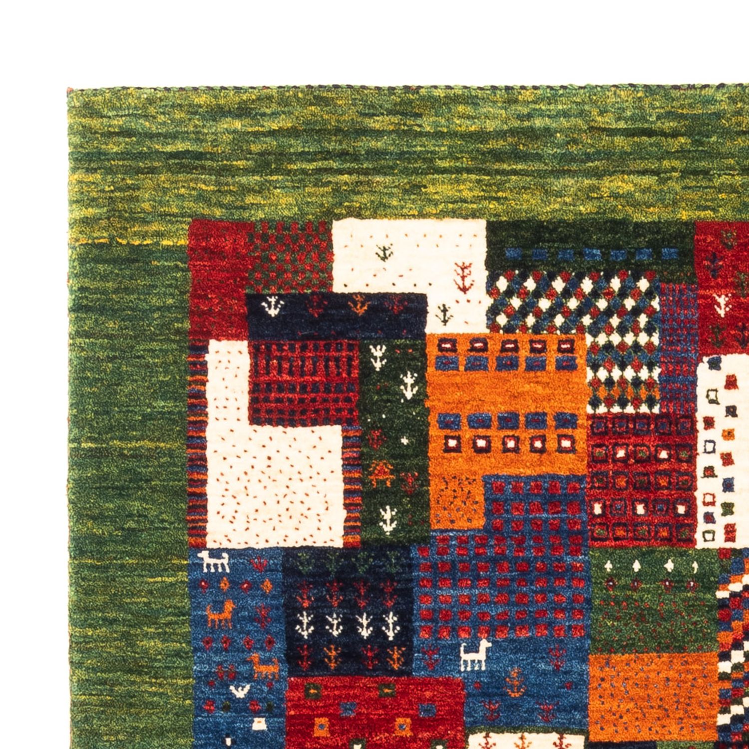 Gabbeh Rug - Loribaft Perser - Royal square  - 129 x 120 cm - multicolored