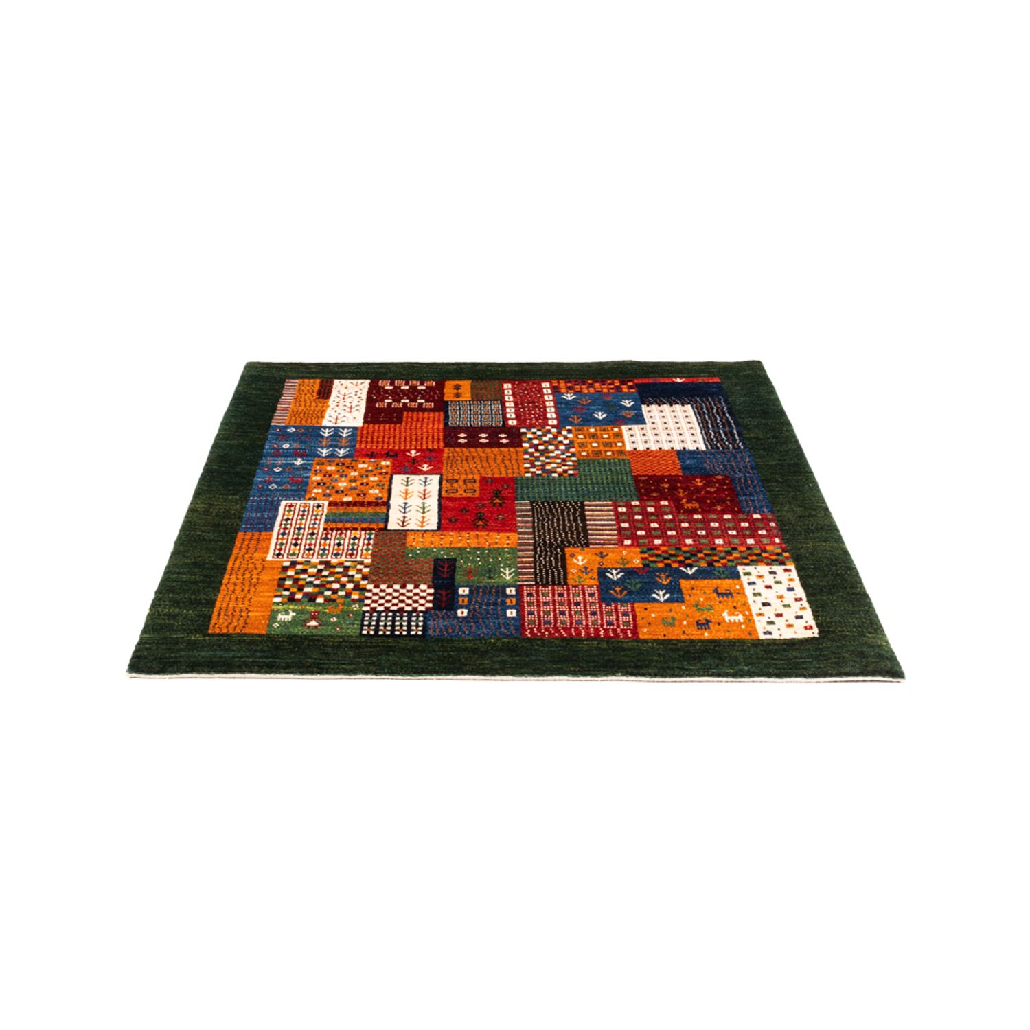 Gabbeh Rug - Loribaft Perser - Royal - 130 x 122 cm - multicolored