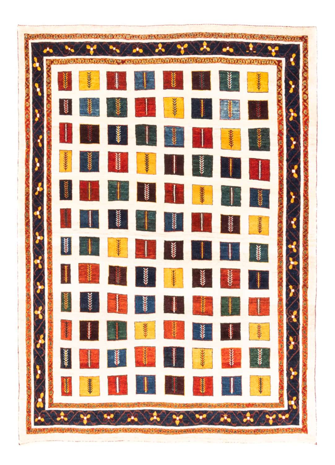 Gabbeh Rug - Perser - 207 x 157 cm - multicolored