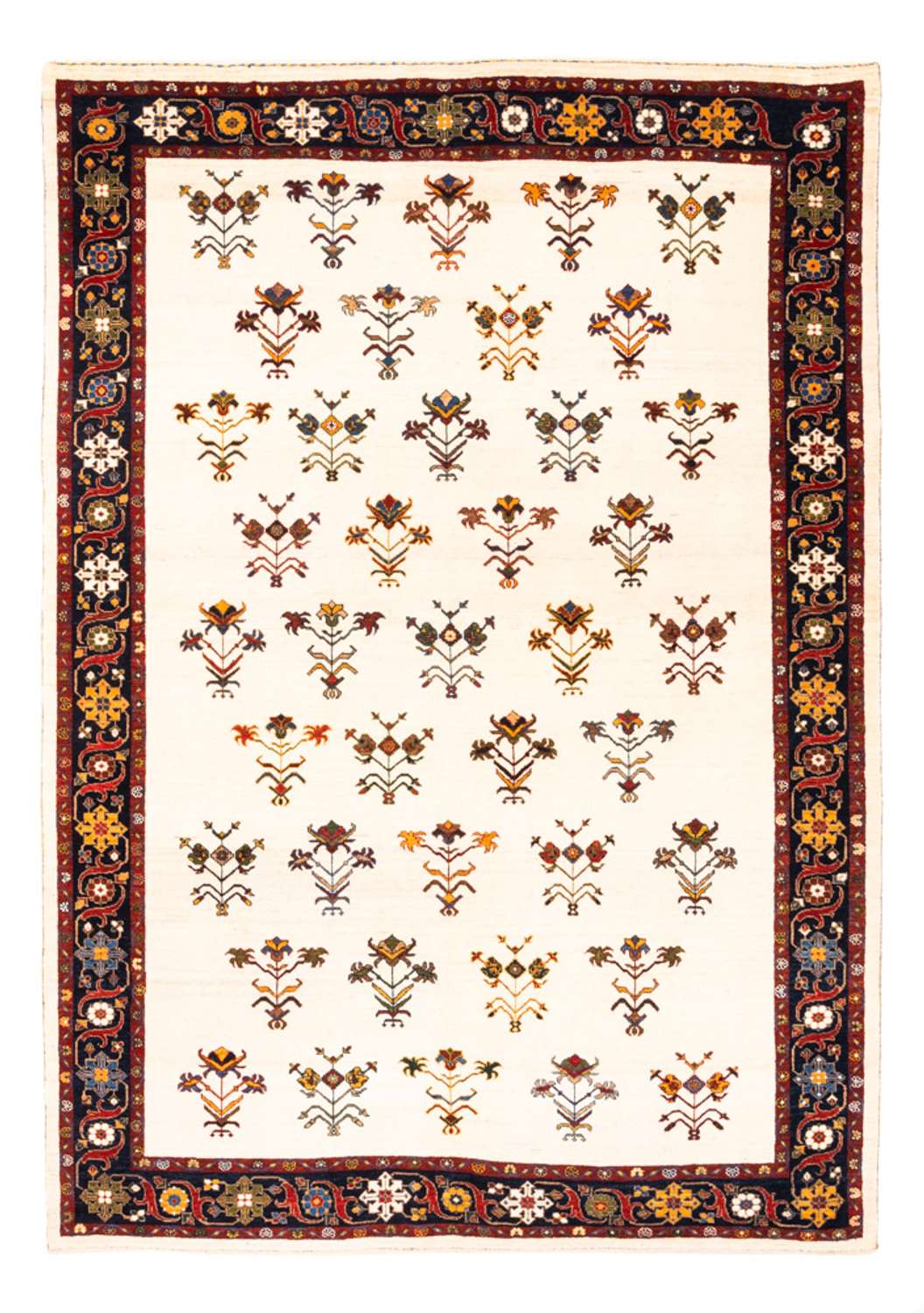 Gabbeh Rug - Perser - 245 x 177 cm - cream