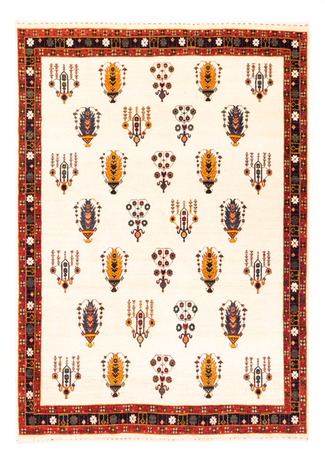 Gabbeh Rug - Perser - 215 x 152 cm - cream