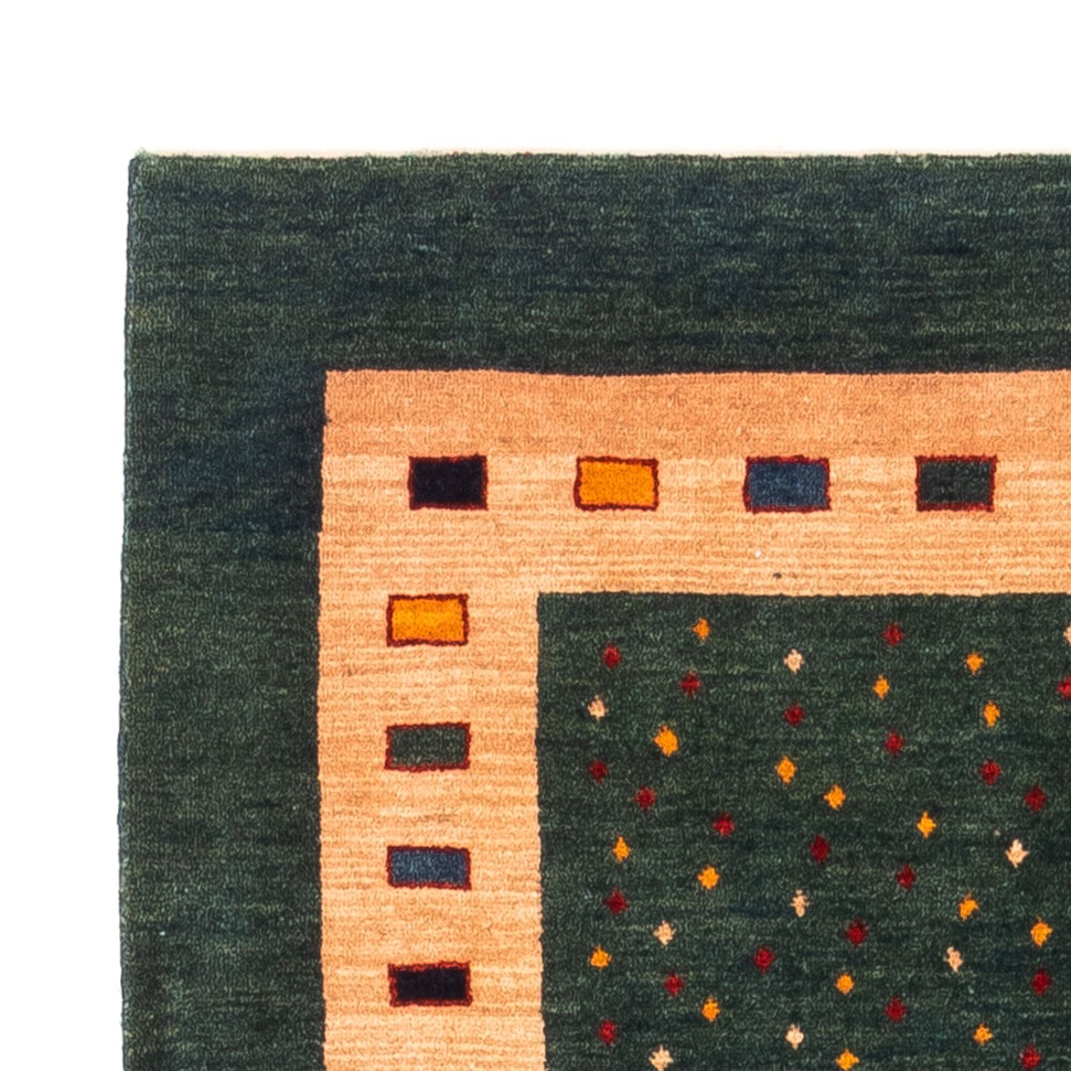 Runner Gabbeh Rug - Perser - 226 x 86 cm - green