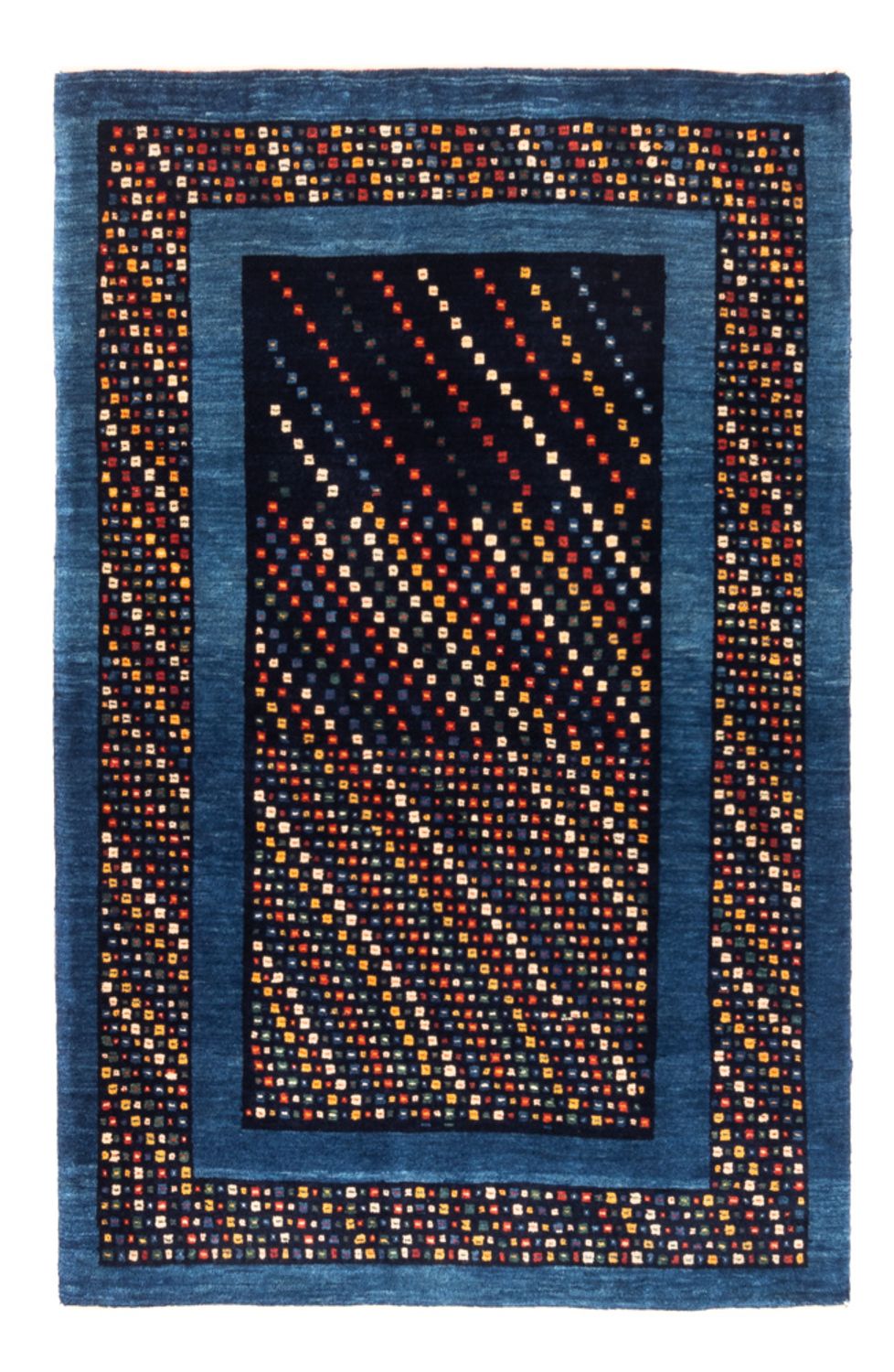 Gabbeh Rug - Perser - 150 x 100 cm - blue