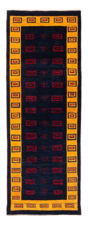 Runner Gabbeh Rug - Perser - 200 x 82 cm - dark blue