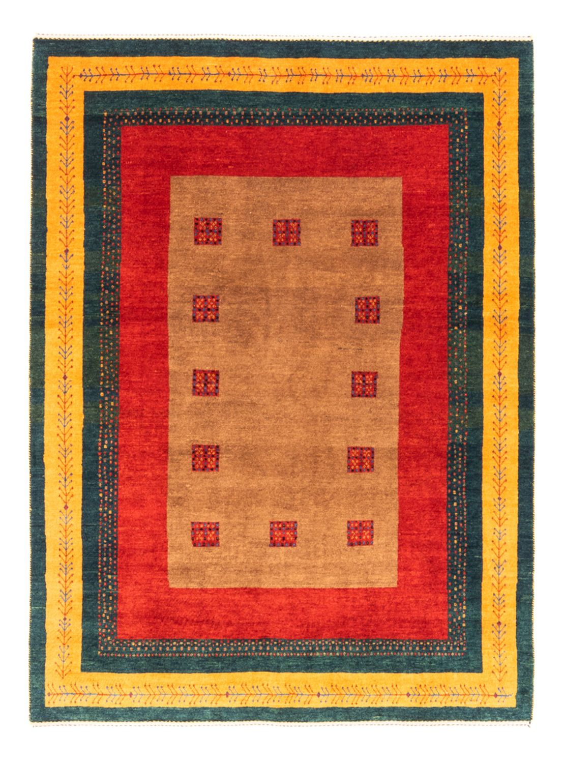 Gabbeh Rug - Perser - 197 x 155 cm - multicolored