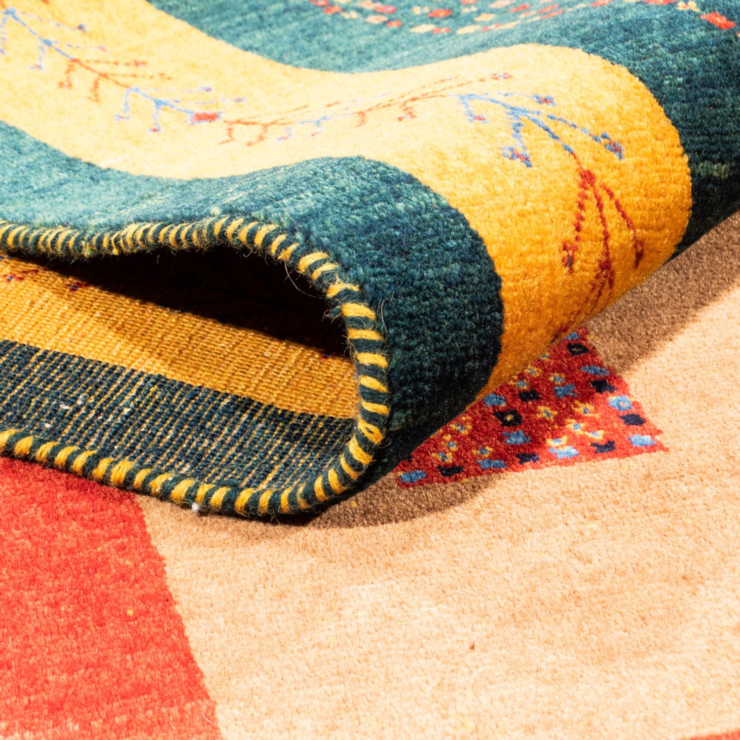 Gabbeh Rug - Perser - 197 x 155 cm - multicolored