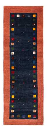 Runner Gabbeh Rug - Perser - 236 x 85 cm - dark blue