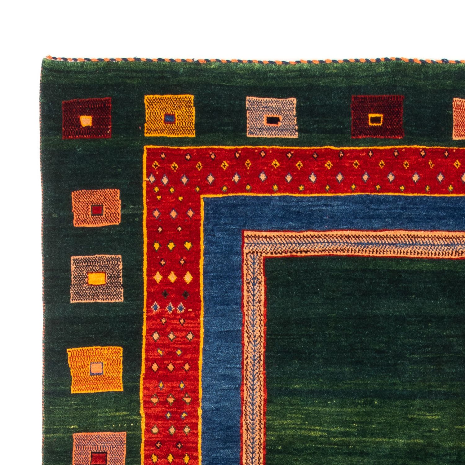 Gabbeh Rug - Perser - 195 x 150 cm - green