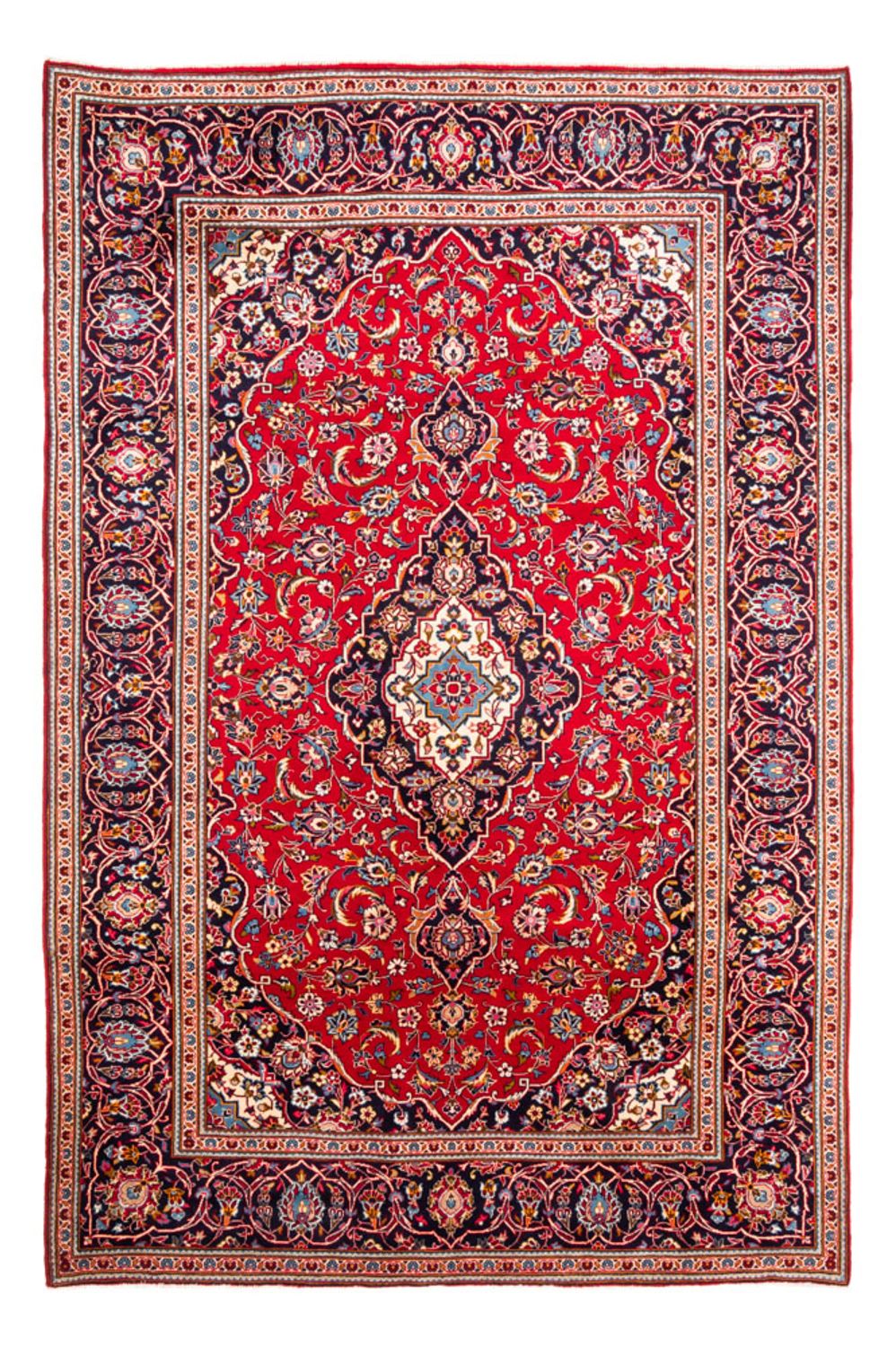 Perser Rug - Keshan - 310 x 193 cm - red