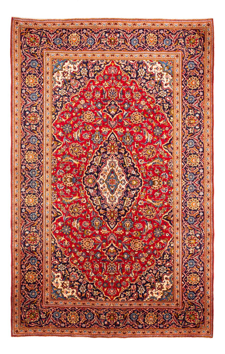 Perser Rug - Keshan - 303 x 200 cm - red