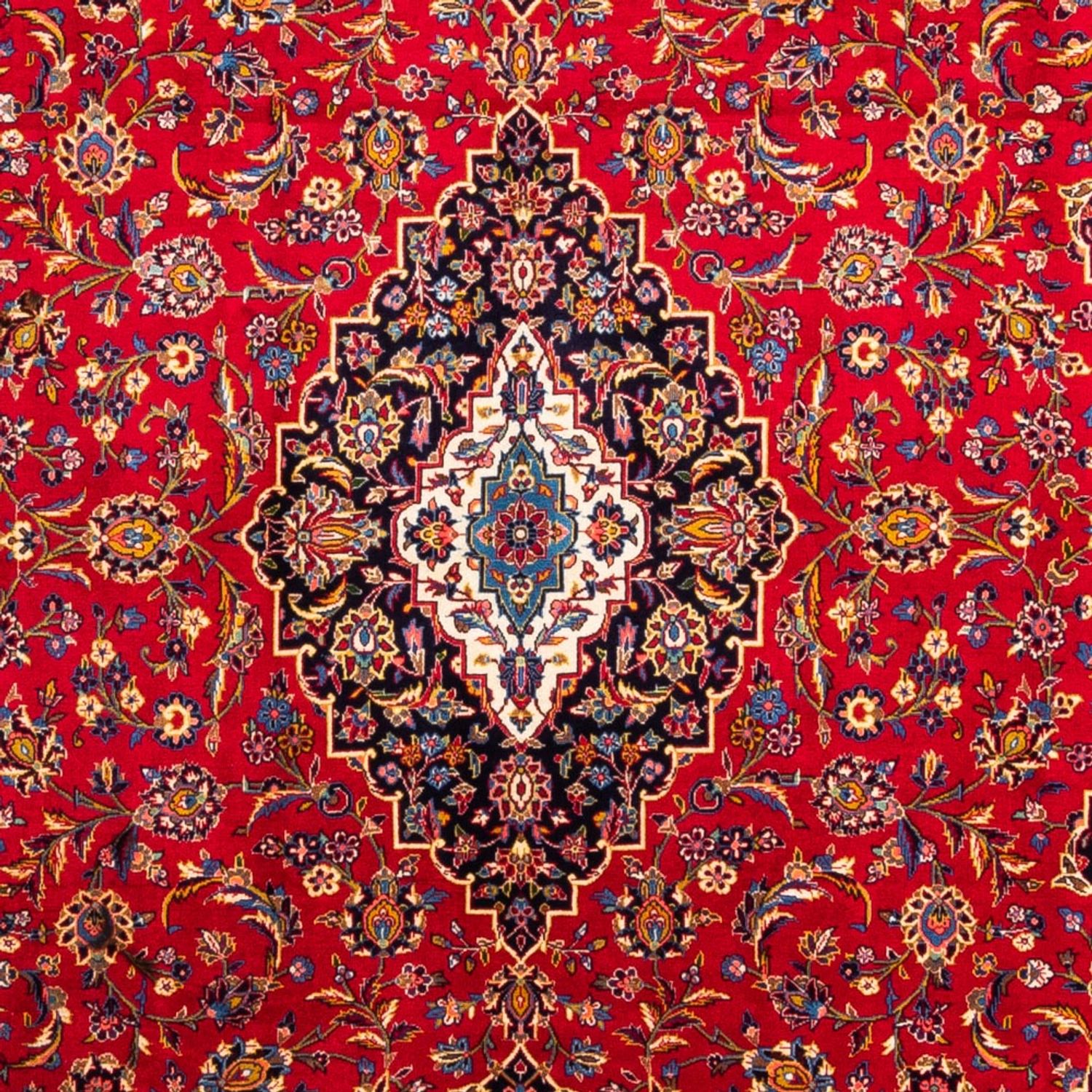 Perser Rug - Keshan - 346 x 257 cm - red