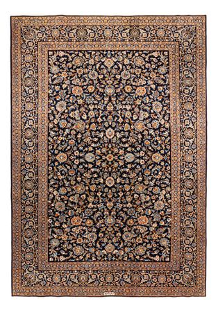 Perser Rug - Keshan - 369 x 267 cm - dark blue