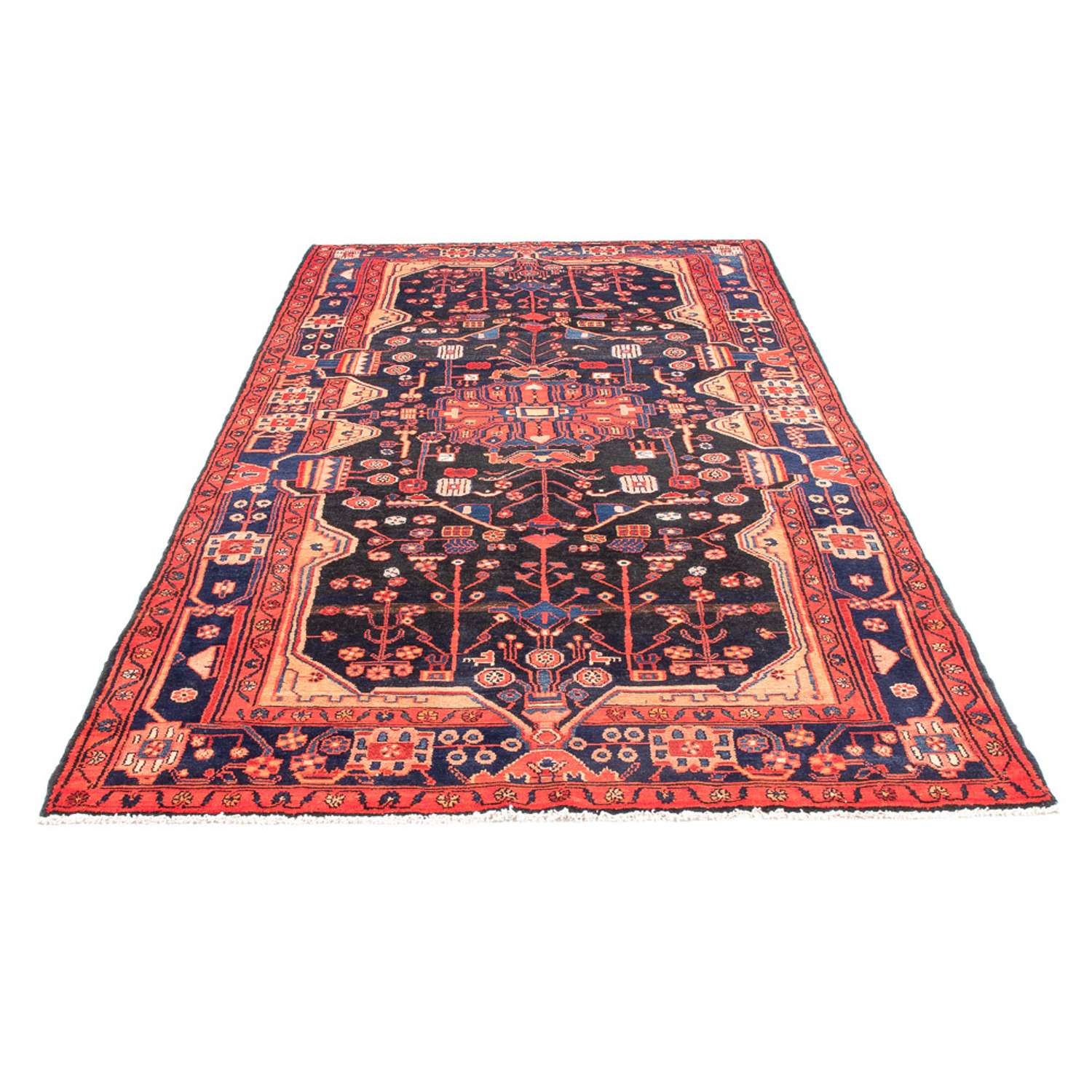 Perser Rug - Nomadic - 295 x 154 cm - dark blue