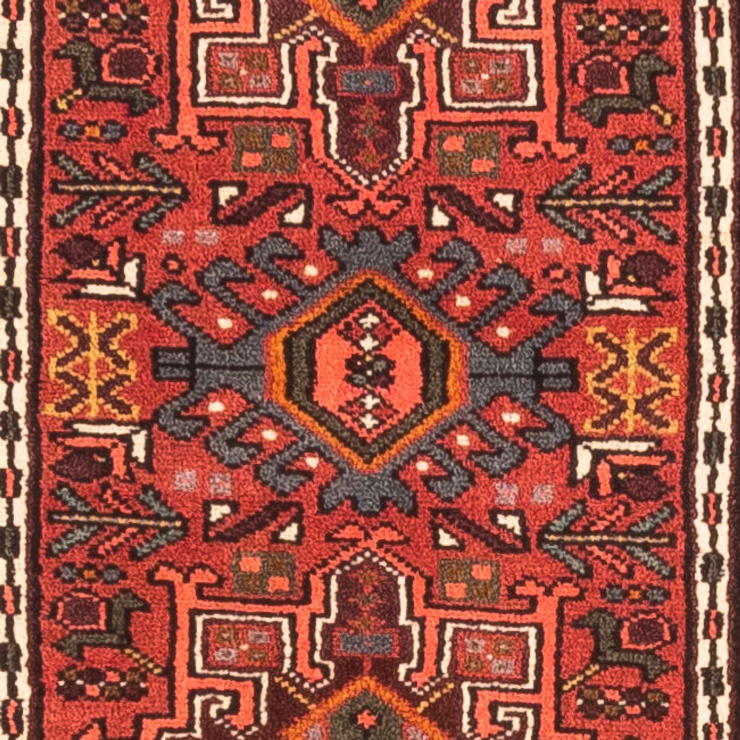 Runner Perser Rug - Nomadic - 207 x 61 cm - red