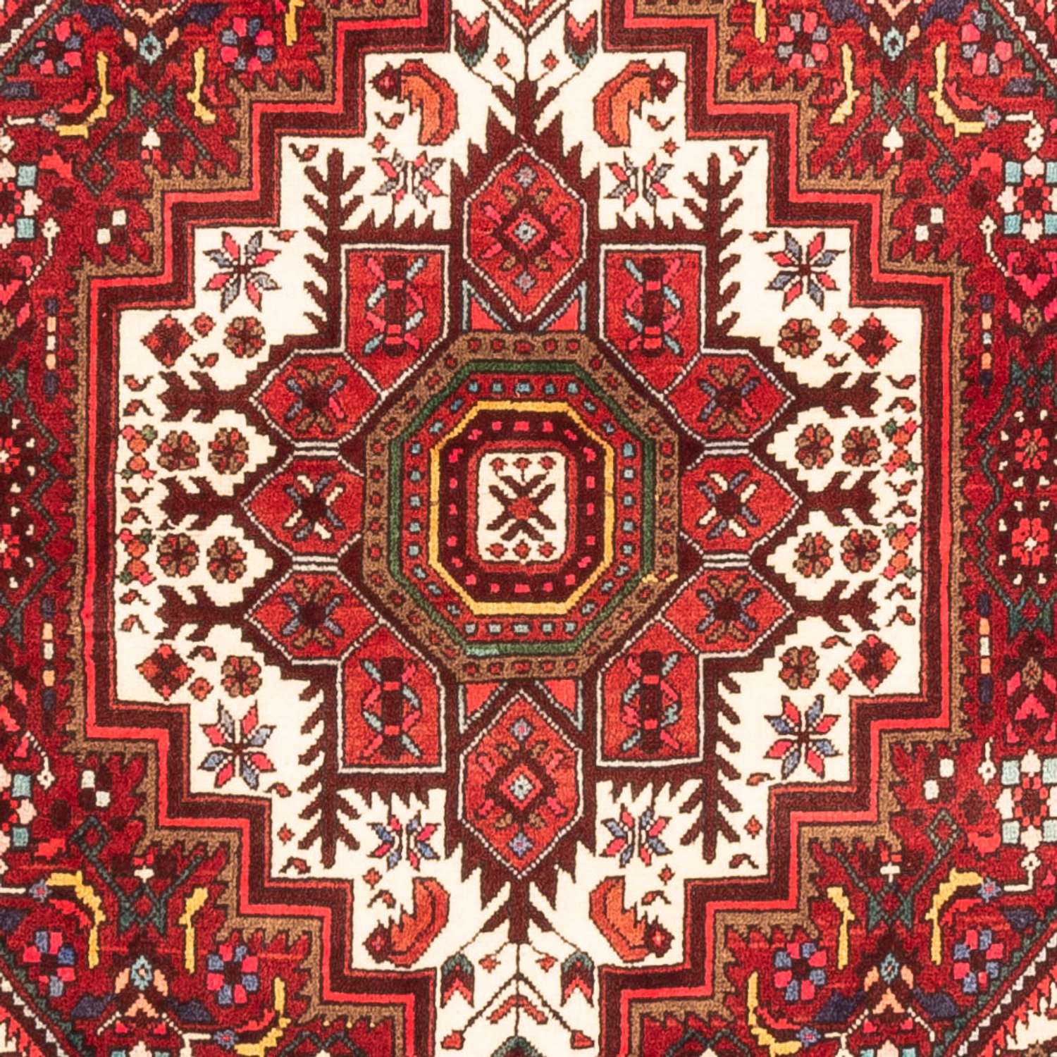 Perser Rug - Nomadic - 144 x 100 cm - red