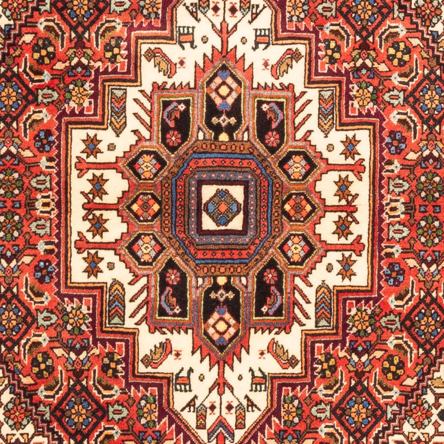 Perser Rug - Nomadic - 151 x 102 cm - red