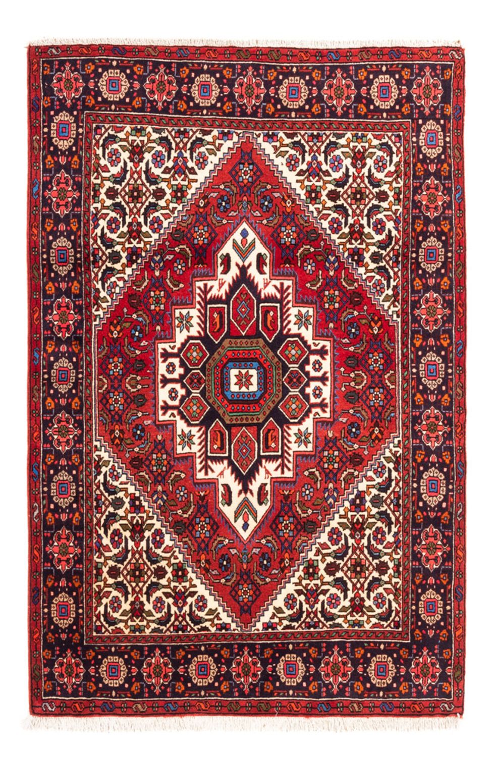 Perser Rug - Nomadic - 148 x 100 cm - red