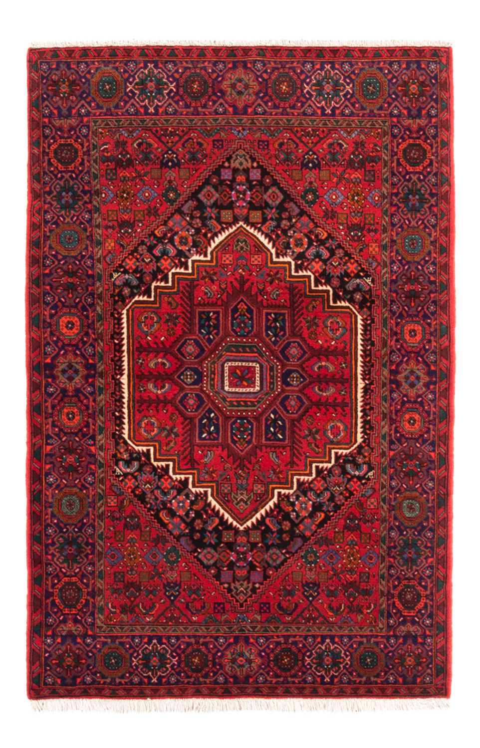 Perser Rug - Nomadic - 155 x 97 cm - red