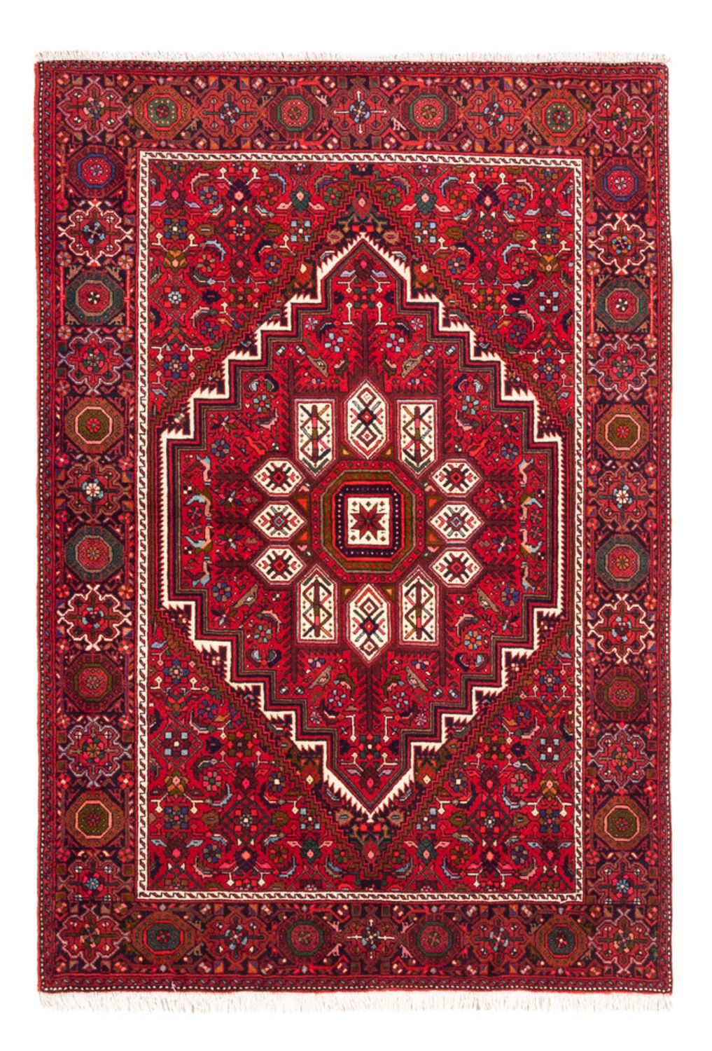 Perser Rug - Nomadic - 145 x 100 cm - red