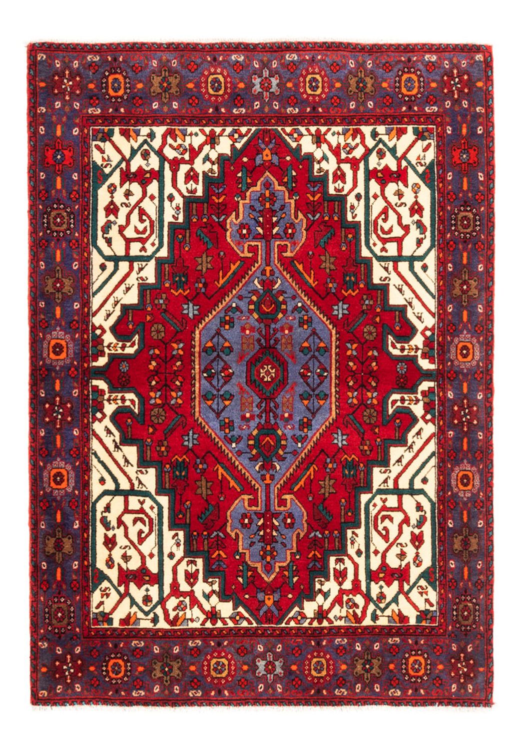 Perser Rug - Nomadic - 148 x 107 cm - red