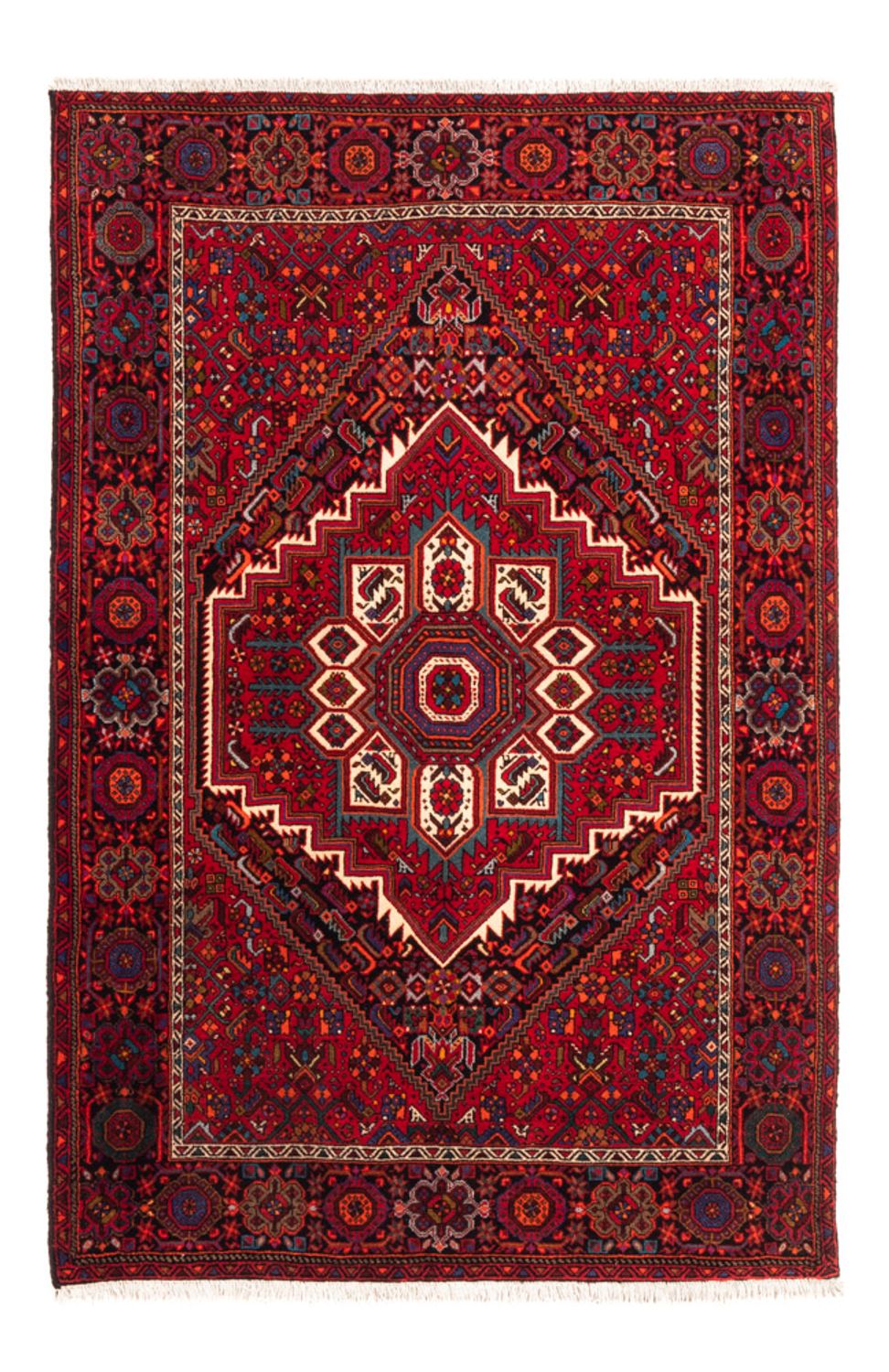 Perser Rug - Nomadic - 150 x 101 cm - red