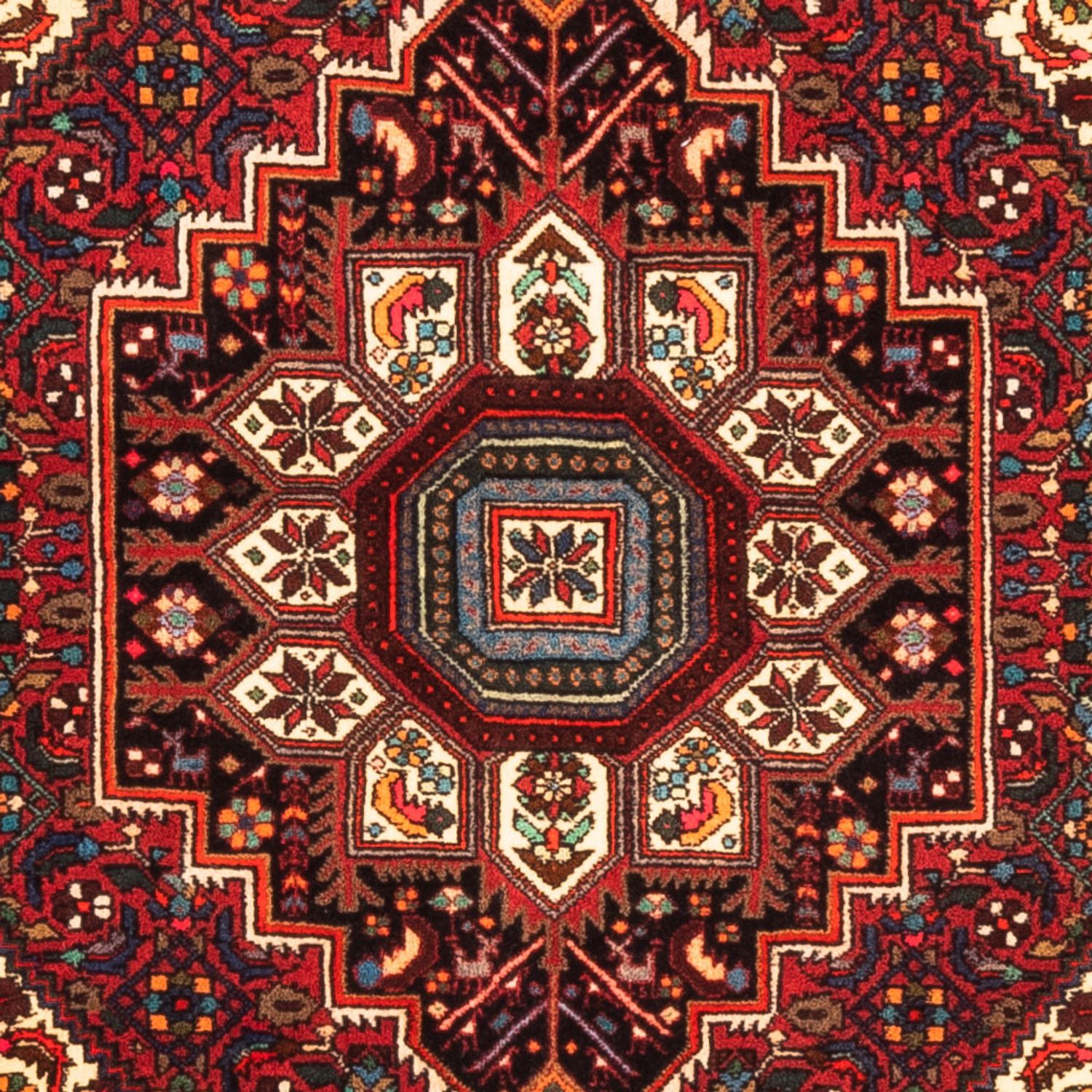 Perser Rug - Nomadic - 150 x 102 cm - red