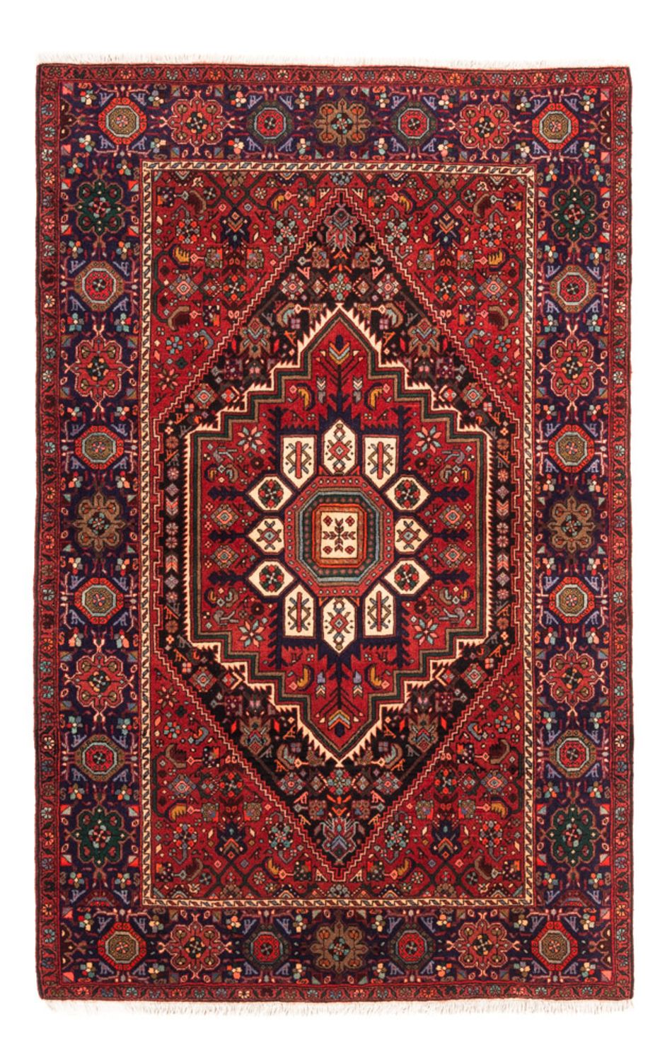 Perser Rug - Nomadic - 152 x 100 cm - red