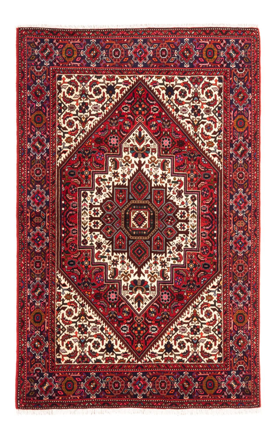 Perser Rug - Nomadic - 152 x 100 cm - red