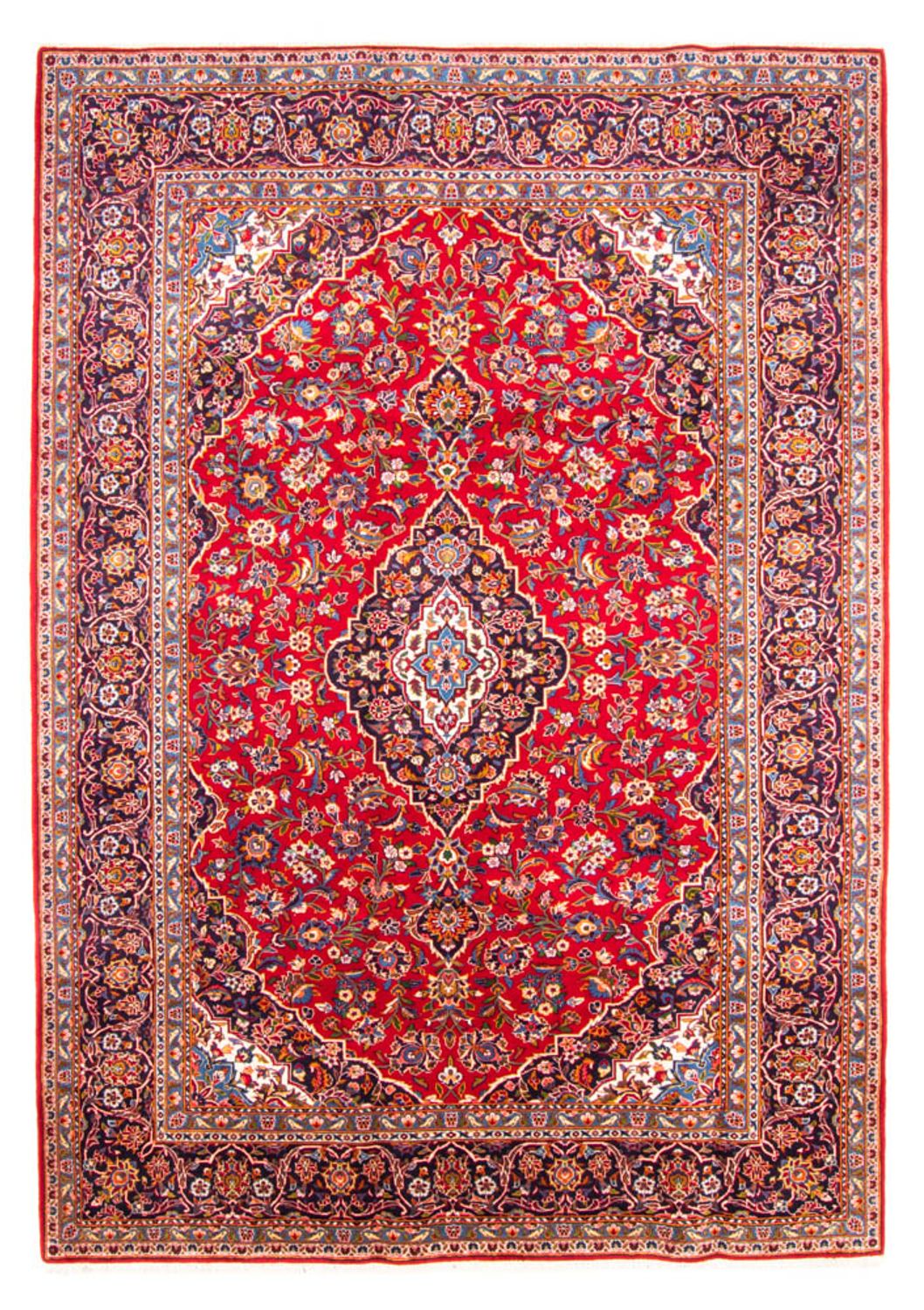 Perser Rug - Keshan - 343 x 241 cm - red