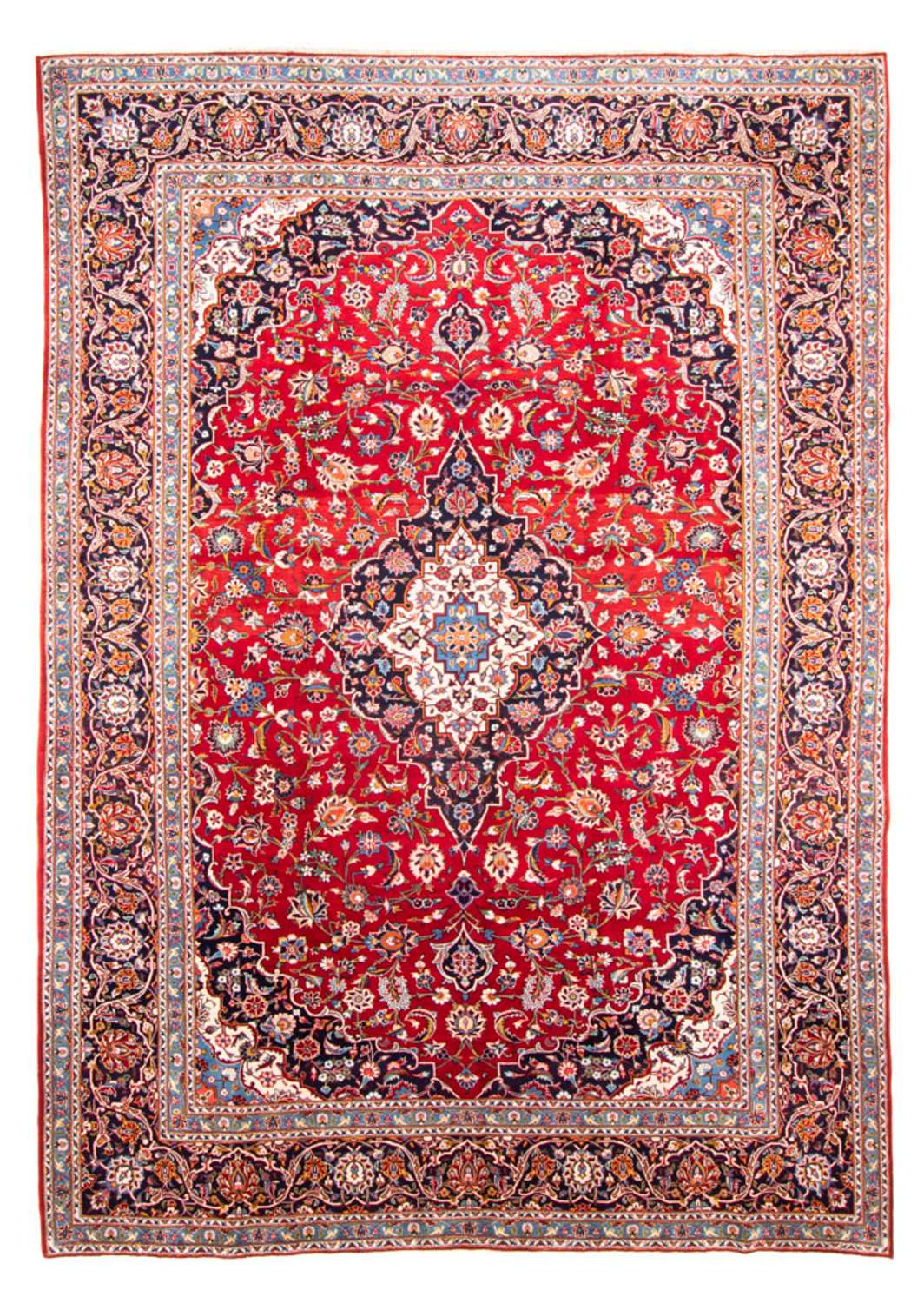 Perser Rug - Keshan - 347 x 242 cm - red