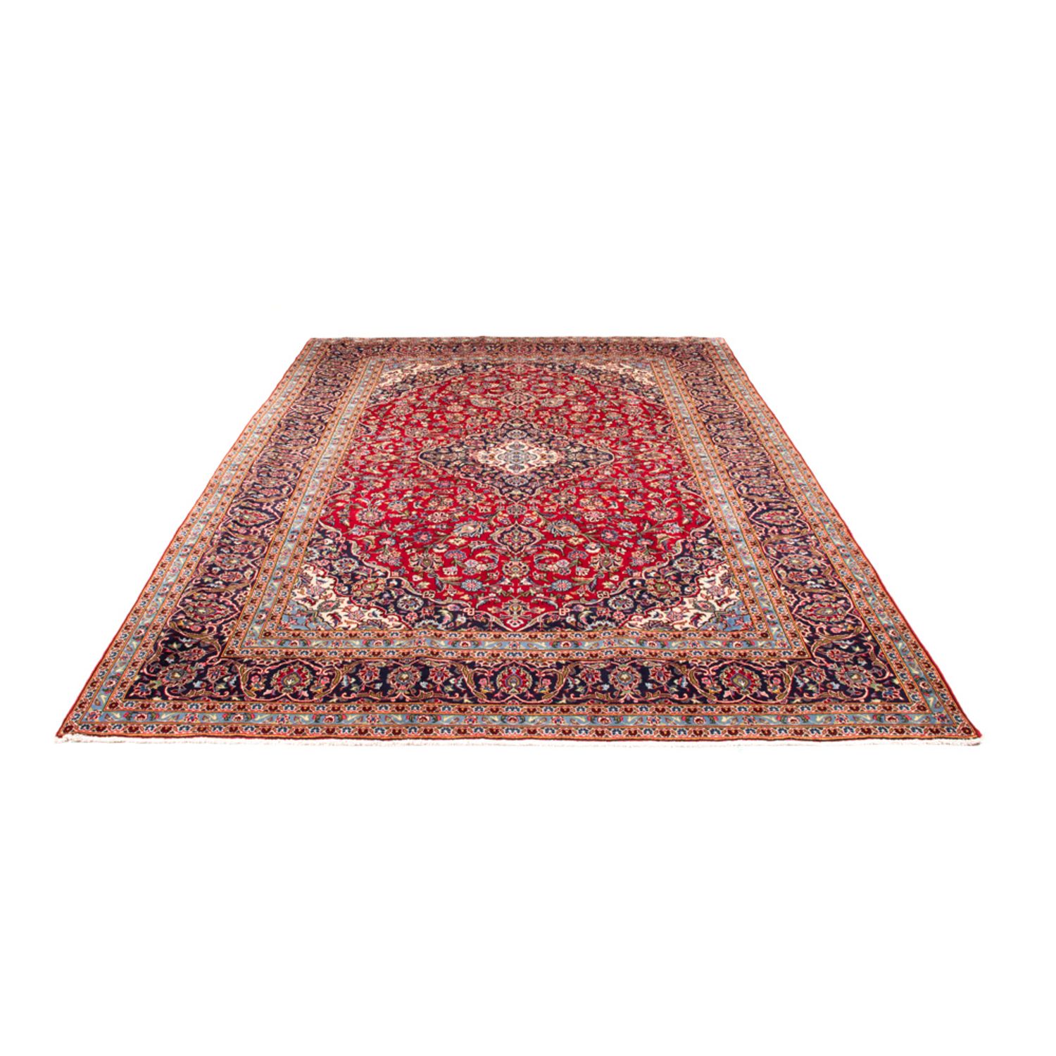 Perser Rug - Keshan - 349 x 243 cm - red