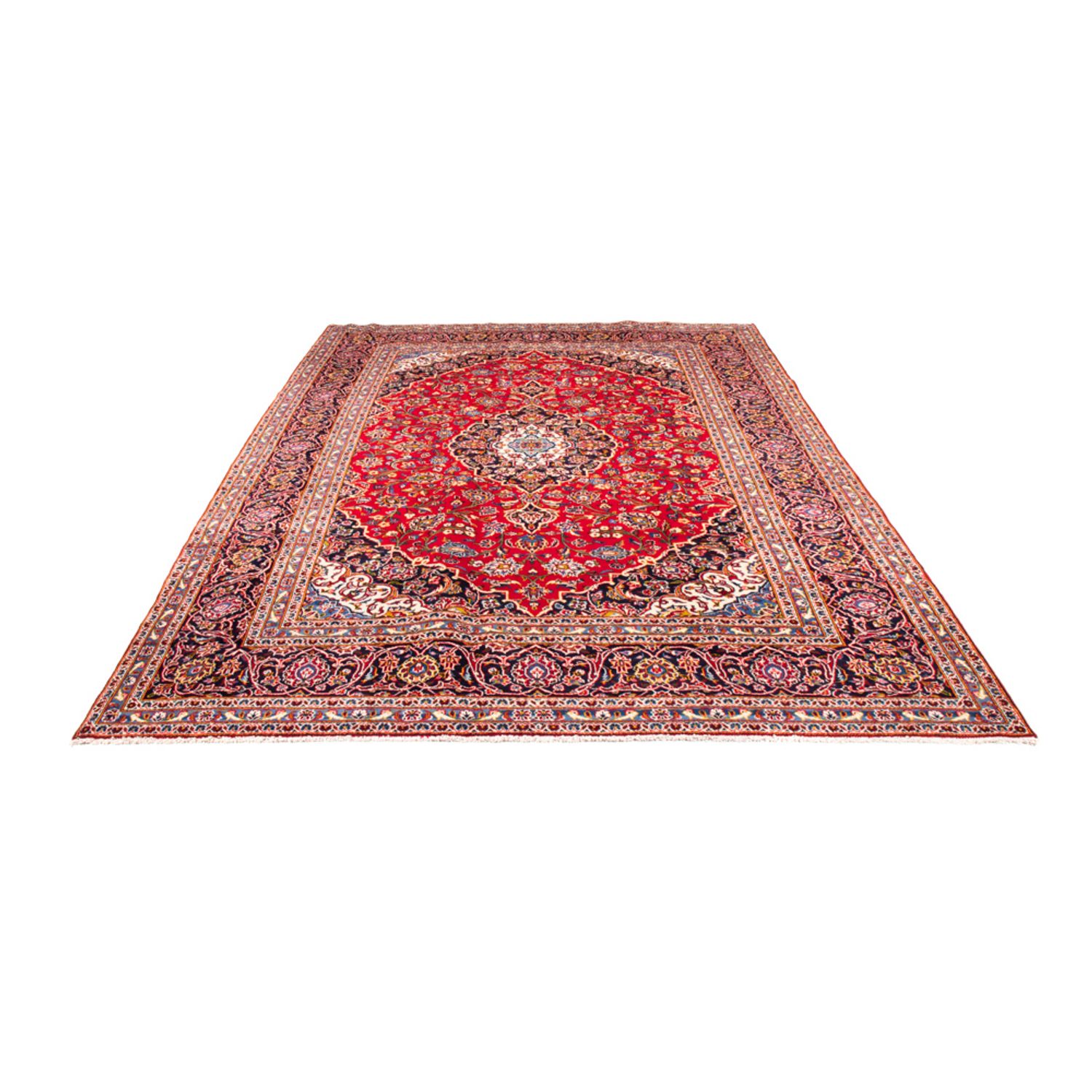 Perser Rug - Keshan - 355 x 246 cm - red