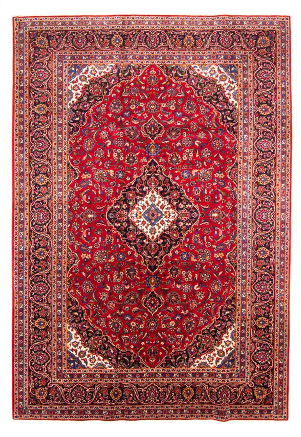 Perser Rug - Keshan - 358 x 244 cm - red