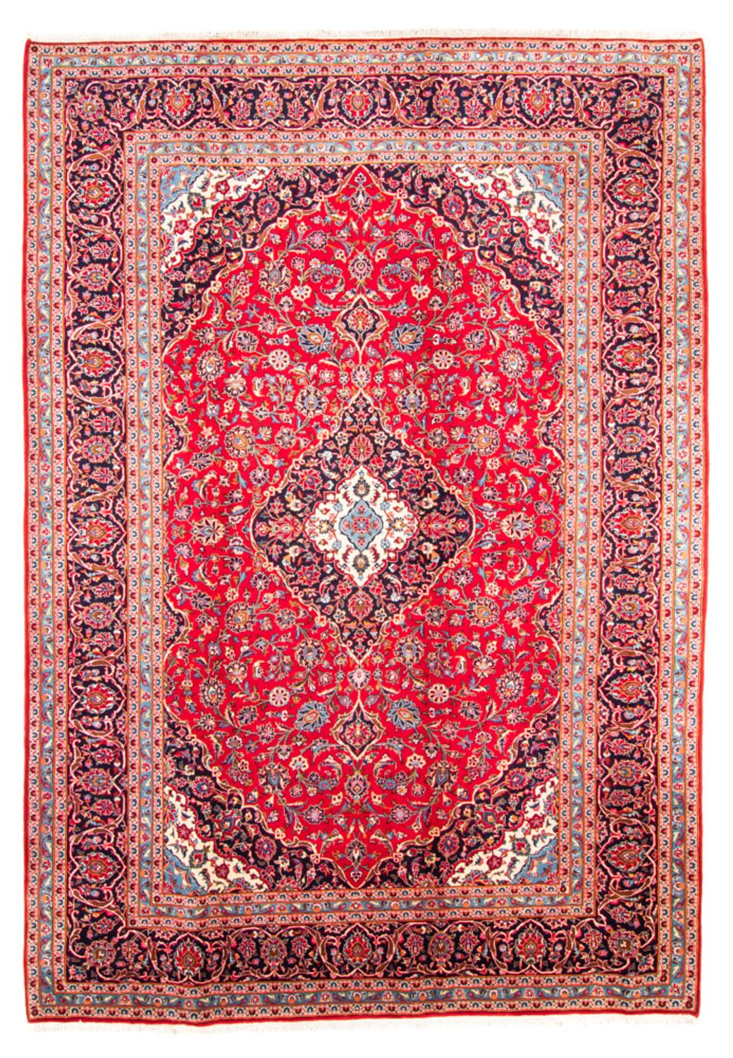 Perser Rug - Keshan - 370 x 258 cm - red