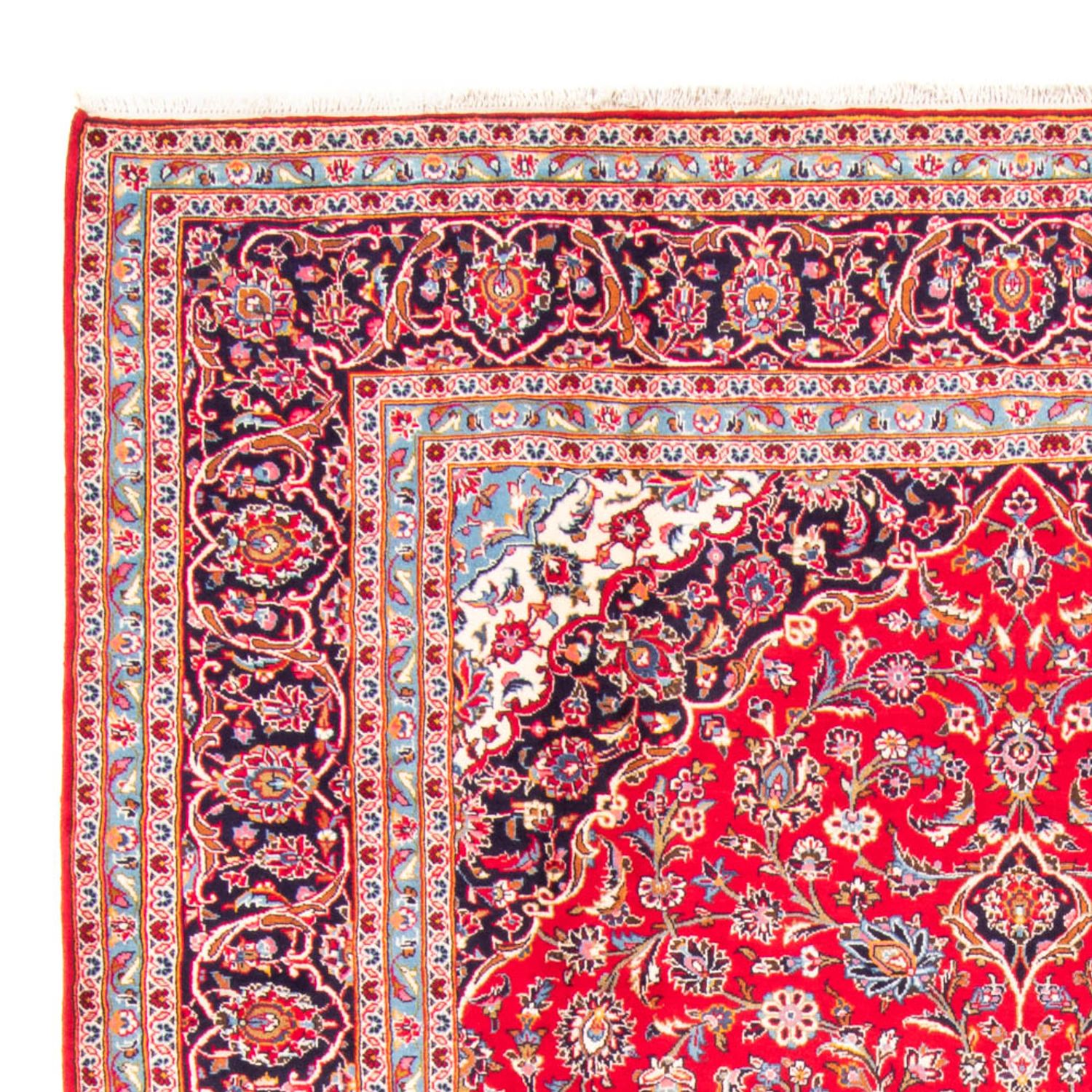 Perser Rug - Keshan - 370 x 258 cm - red