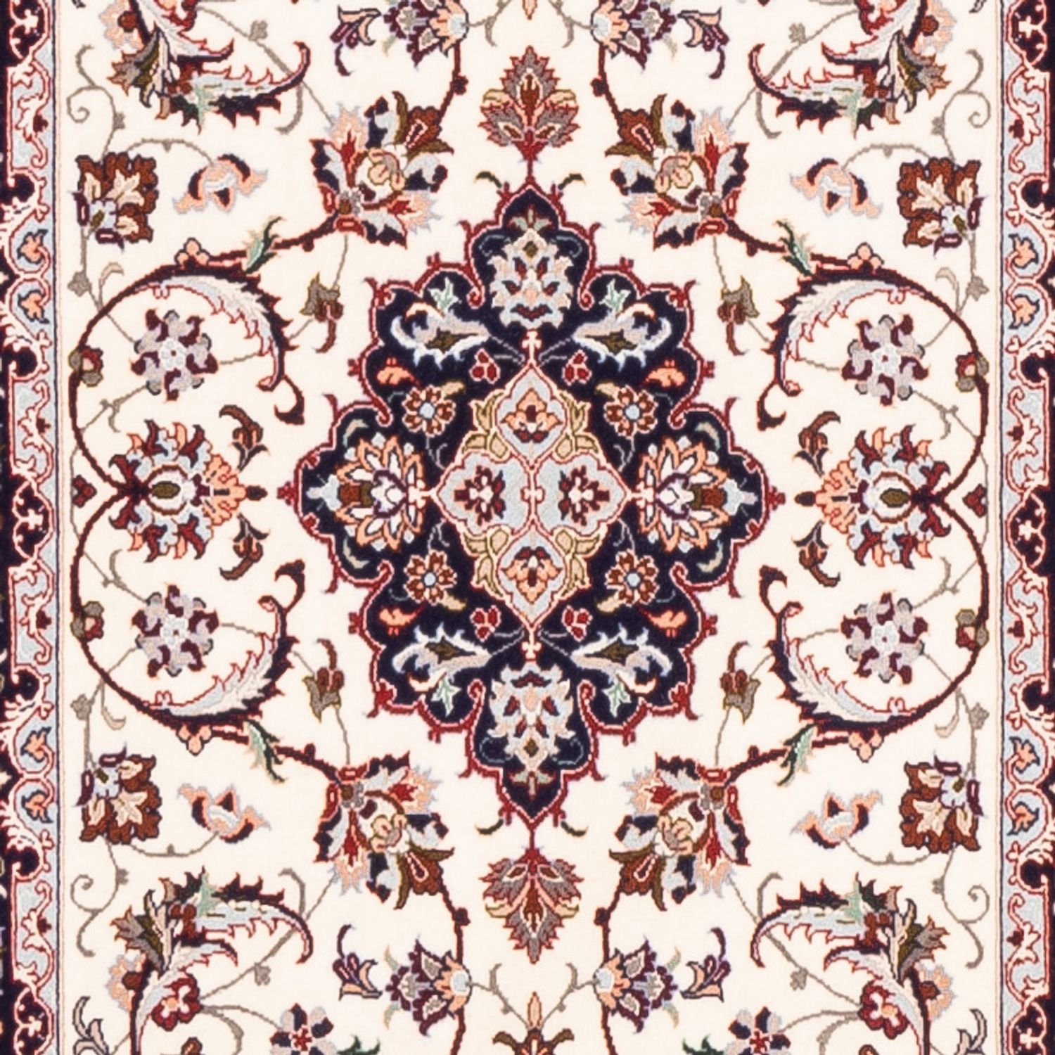 Runner Perser Rug - Isfahan - Premium - 199 x 64 cm - red