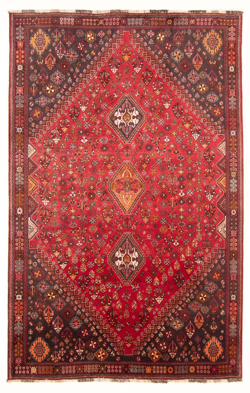 Perser Rug - Nomadic - 283 x 178 cm - red