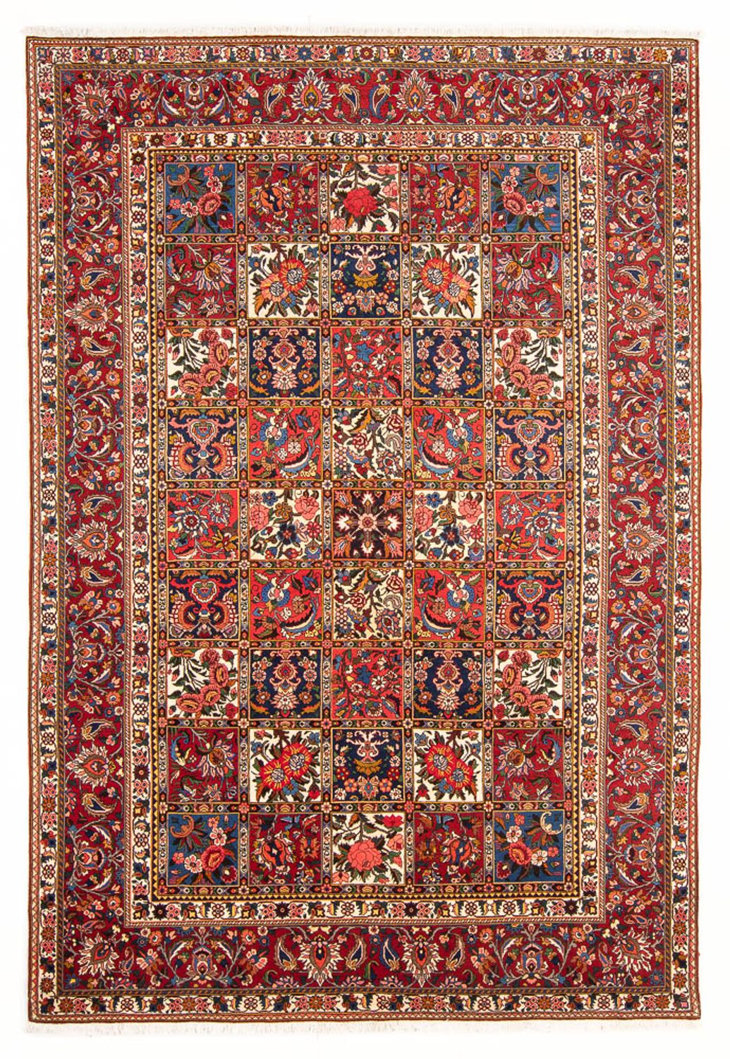 Perser Rug - Nomadic - 312 x 210 cm - dark red