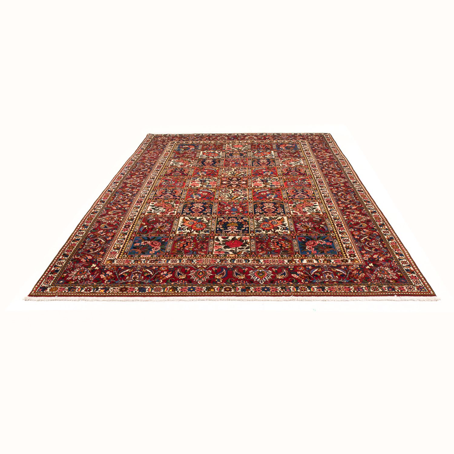 Perser Rug - Nomadic - 312 x 210 cm - dark red