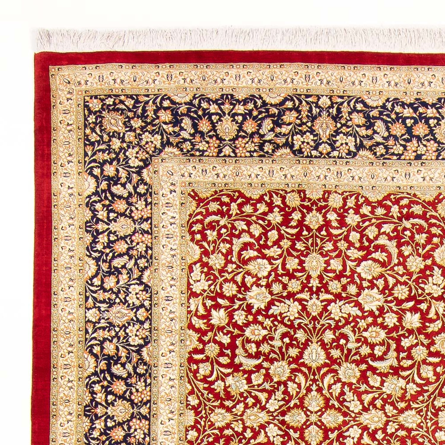 Silk Rug - Ghom Silk - Premium - 294 x 197 cm - red