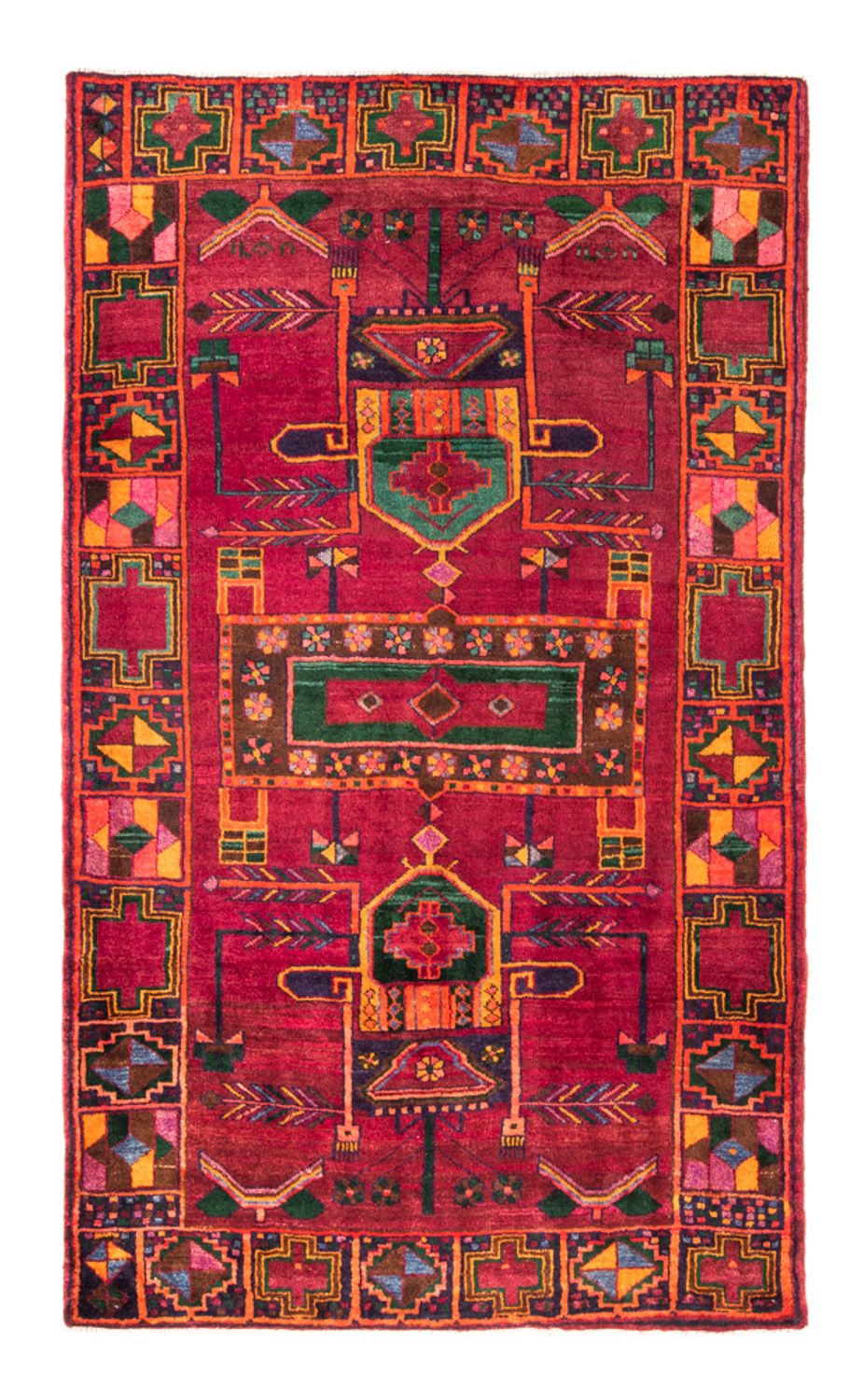 Perser Rug - Nomadic - 278 x 168 cm - red