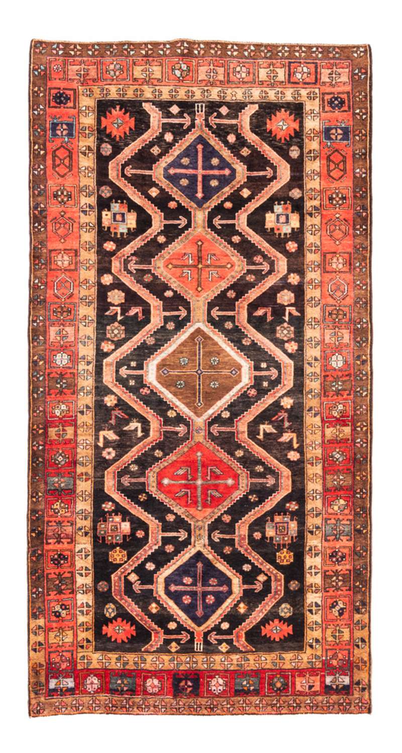 Perser Rug - Nomadic - 296 x 153 cm - dark blue