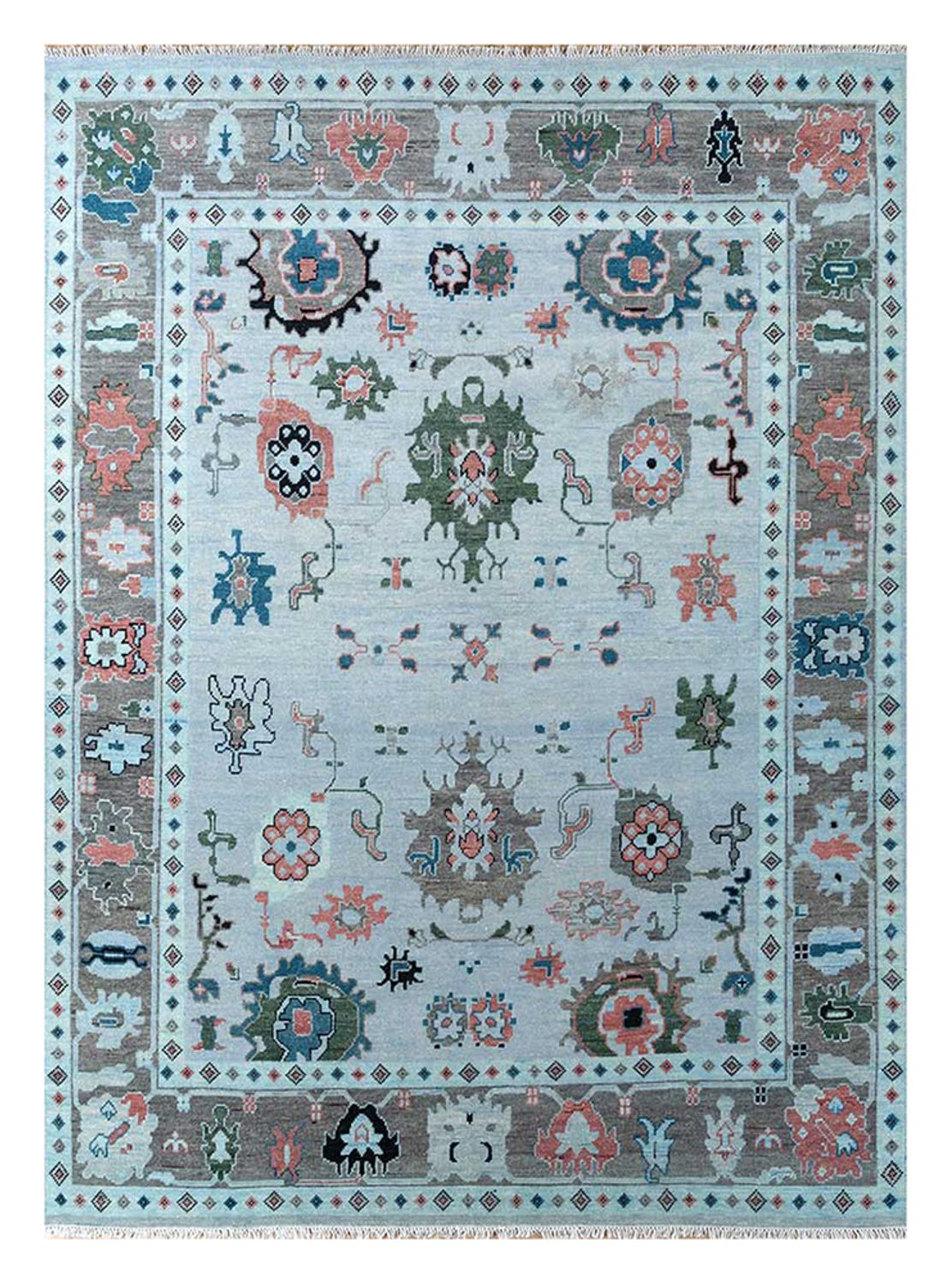 Wool Rug - 300 x 240 cm - sky blue