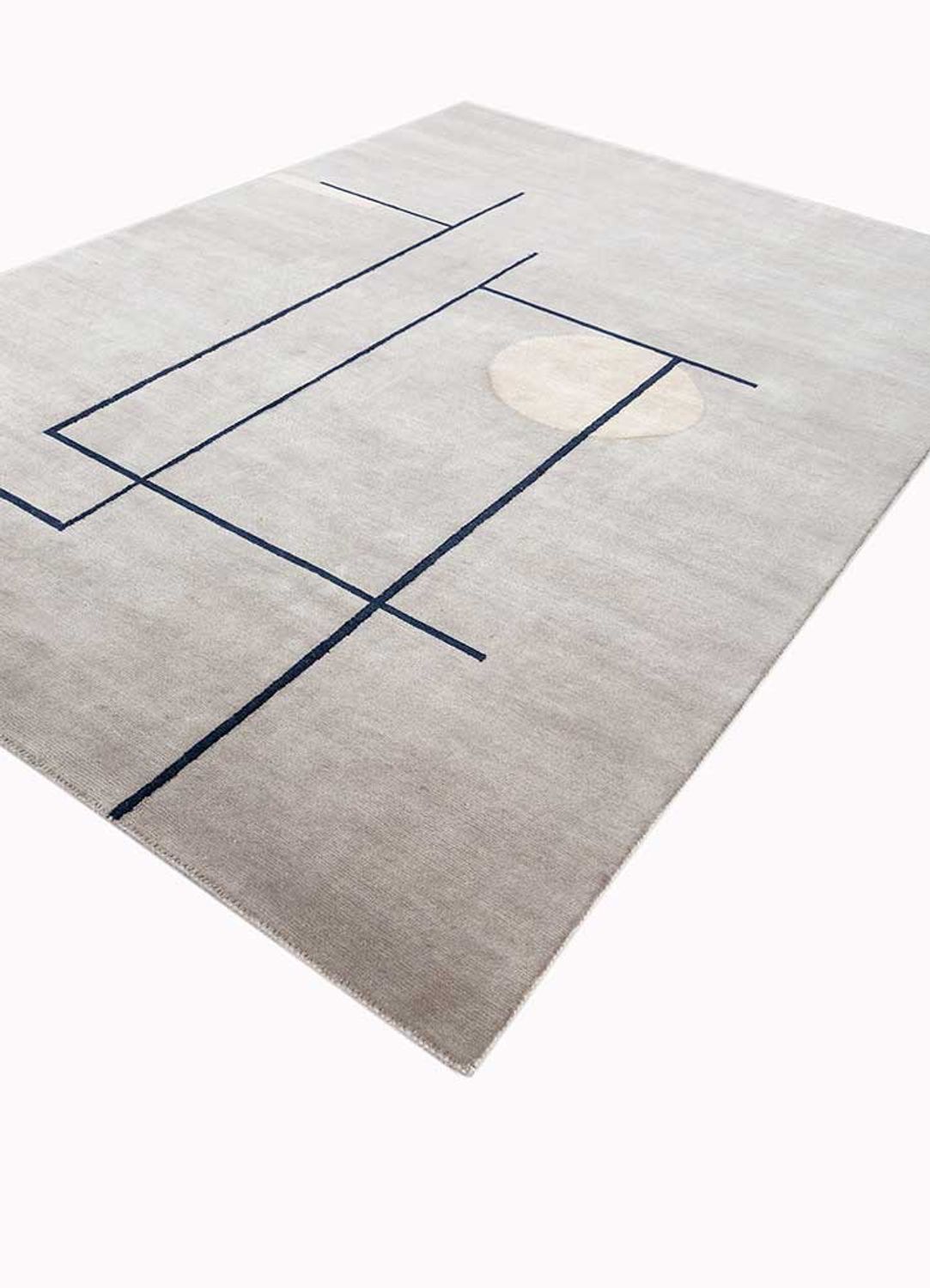 Wool Rug - 270 x 180 cm - grey