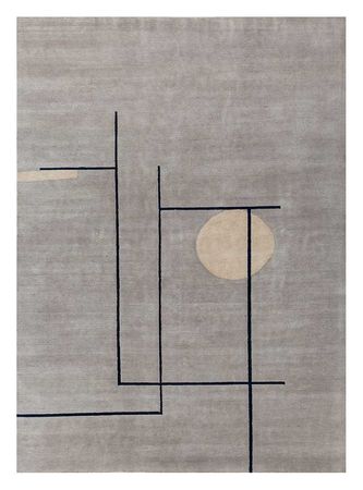 Wool Rug - 270 x 180 cm - grey