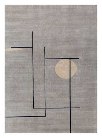 Wool Rug - 300 x 240 cm - grey