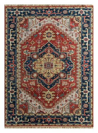 Wool Rug - 270 x 180 cm - red