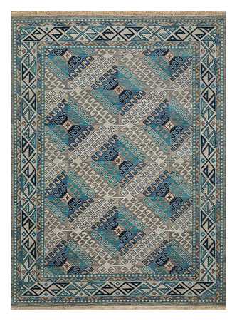 Wool Rug - 240 x 150 cm - light blue